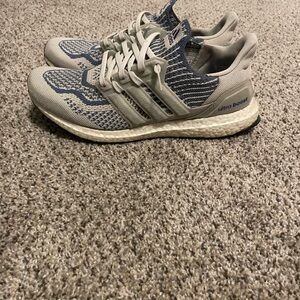 Adidas Ultra Boost Sneakers - Gray and Blue